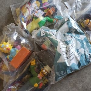 The simpsons Burger King toys